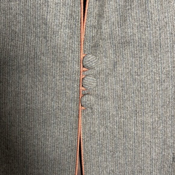 Vintage 80s Cassidy Women’s 100% Wool Blazer Taupe Button Front Size Medium - Picture 8 of 9